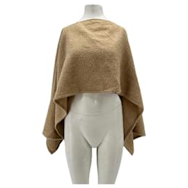 Beiger Wollponcho - Autre Marque