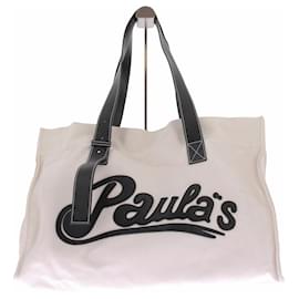 Borsa tote Loewe in tela bianca