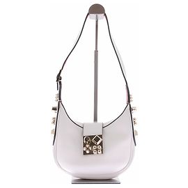 Christian Louboutin Carasky Tasche aus weißem Leder