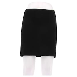 Minifalda negra Paco Rabanne de viscosa