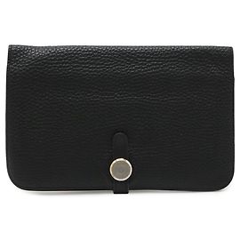 Cartera larga bi-fold Dogon Duo GM de Hermès