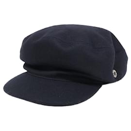 Cappello in lana con bottone Hermès Sellier