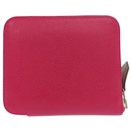 Porte-monnaie compact Azap en soie Hermès