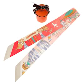 Foulard in seta Hermès Twilly Les Folies Du Ciel - Autre Marque