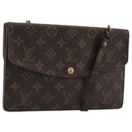 LOUIS VUITTON Borsa a Spalla Monogram Double Rabat M51815 LV Auth 175461