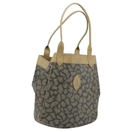 SAINT LAURENT Borsa a Spalla in Tela PVC Grigia Auth 176612