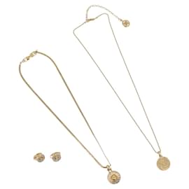 Collana GIVENCHY metallo 3 pezzi tono oro Auth ka3931 - Givenchy
