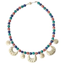 Missoni Statement-Halskette aus 18k Gold und Hartsteinen