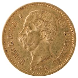 20 Lires Umberto I – 1882 | Royaume d'Italie | Pièce en or - Autre Marque