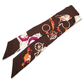 Sciarpa Muffler Hermès Twilly TOUT EN CARRE