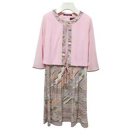 Autre Marque Conjunto de vestido cárdigan Kankan stretch 2 vías con estampado floral LEONARD