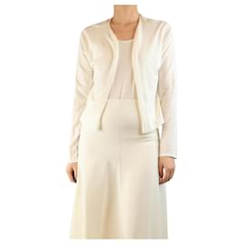 Set canotta in cotone bianco e cardigan - taglia L - Autre Marque