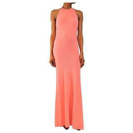 Autre Marque Robe halter en quartz rose - taille S