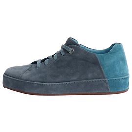 Loro Piana Blaue Wildleder-Sneaker - Größe EU 39