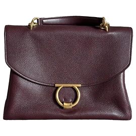 Borsa a mano Salvatore Ferragamo in pelle bordeaux