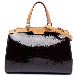 Louis Vuitton Brea MM in Vernis Monogram Viola