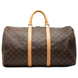 Louis Vuitton Keepall 50 Monogram Marrone