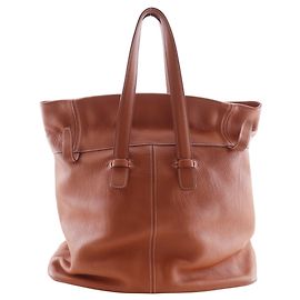 Hermès Tar Tote Tasche Braun Taurillon Clemence Leder