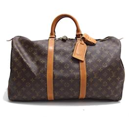 Borsa Boston Keepall 50 Monogram Louis Vuitton, anni '80