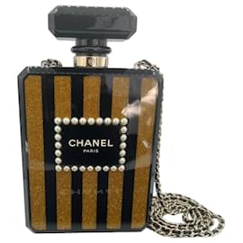 CHANEL Edizione Limitata 2017 Bottiglia di Profumo Rara Minaudière Borsa di Perle & una borsa antipolvere