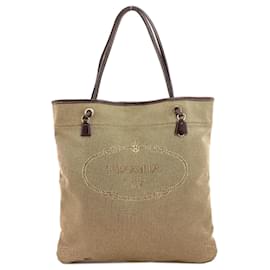 Borsa tote in jacquard con logo Prada