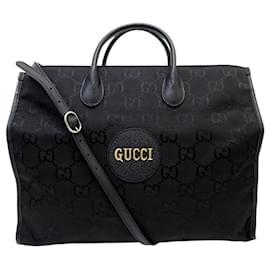 BORSA GUCCI GRAND CABAS OF THE GRID 630353 IN CANVAS GG NERO