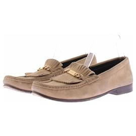 Mocassini Céline in camoscio beige