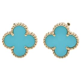 Van Cleef & Arpels Vintage Alhambra Turquoise Earrings
