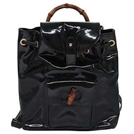 Gucci Vintage Bamboo Patent Mini