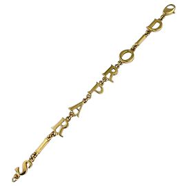 Bracciale con Charm Placcato Oro Christian Dior
