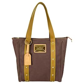 Borsa tote Cabas MM Antigua in tela Louis Vuitton