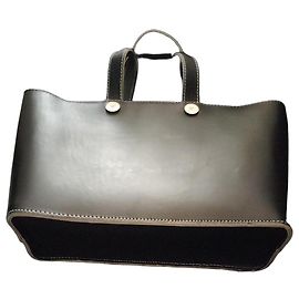 Courreges Borsa in pelle nera Courrèges