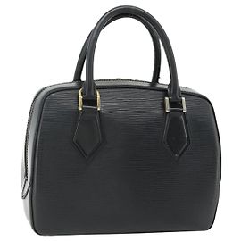 LOUIS VUITTON Borsa a Mano Epi Sablon Nera M52042 LV Auth mr2348