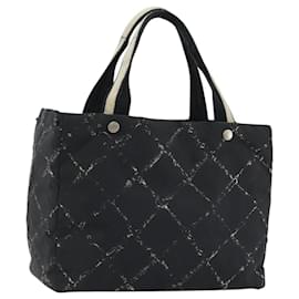 CHANEL Nueva Bolsa de Viaje de Nylon Negra CC Auth 175651A