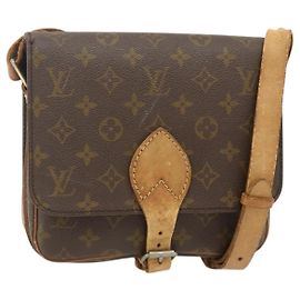 LOUIS VUITTON Monogram Cartouchière MM Borsa a Spalla Vintage M51253 Auth 176226