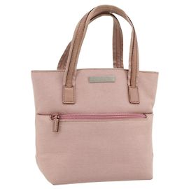 Borsa a mano GUCCI in tela rosa argento 76480 Auth mr2317