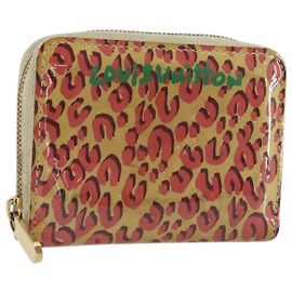 LOUIS VUITTON Monedero Zippy en Vernis Leopardo Broncorail M91484 Auth LV 175990