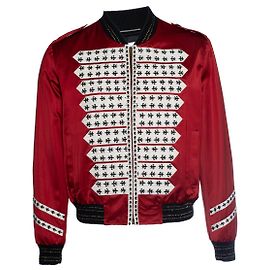 Saint Laurent, Chaqueta bomber militar en rojo 2019