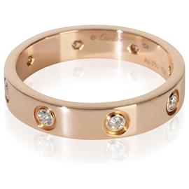 Cartier Ring Love Klein Modell aus Roségold mit Diamanten