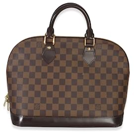 Borsa Alma PM in tela Damier Ebene di Louis Vuitton