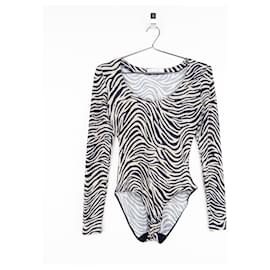 Body suit imprimé zèbre Dior par Galliano des années 2000