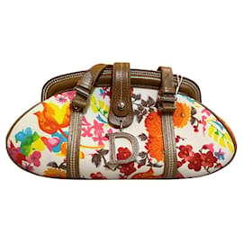 Borsa Dior "Detective" con tela a fiori