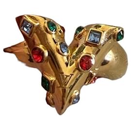 Louis Vuitton Ring Goldfarben Stahl 49 fr