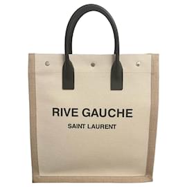 Borsa Saint Laurent Rive Gauche in tela e pelle