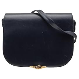 ショルダーバッグ Vintage Cartier Must Line Shoulder Bag Cartier Must Line Shoulder Bag Dark red Leather ref.1452735 - Joli