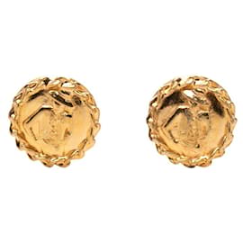 Orecchini a clip dorati Mademoiselle Vintage di Chanel