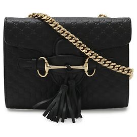 Borsa a catena Emily Horsebit Microguccissima di GUCCI