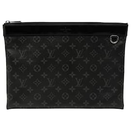 Pochette GM Discovery Monogram Eclipse Nero Louis Vuitton