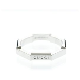 Gucci Link To Love Ring aus Weißgold