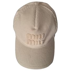 Miu Miu Corduroy Baseball Cap